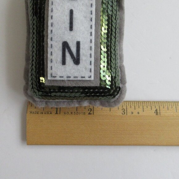 3 Wondershop Target Sequin & Felt Plush Liquor Bottle Christmas Ornaments 2024 - Picture 4 of 14